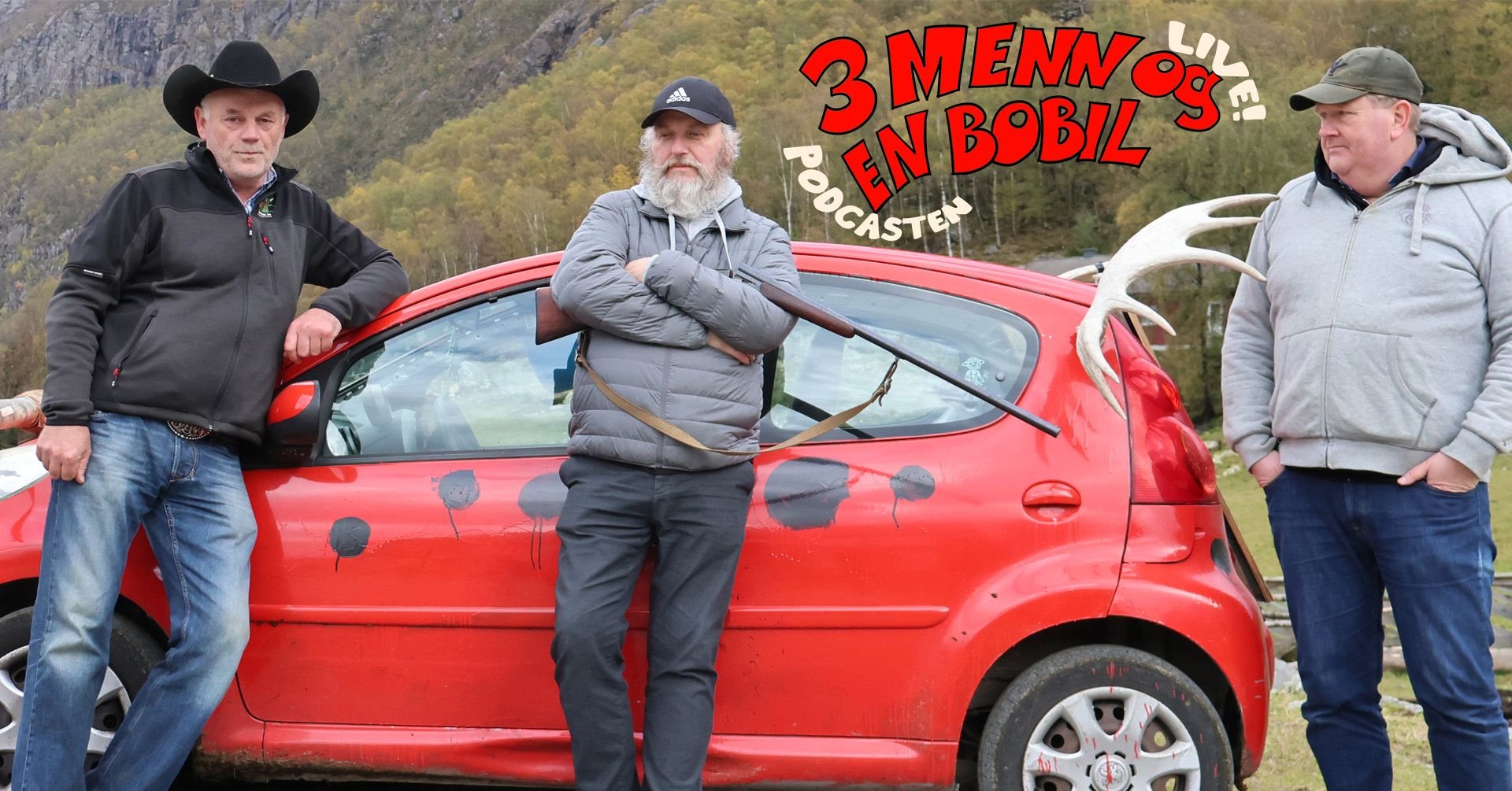3 menn og en bobil
